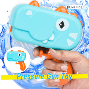 Homynest Holi 1 Blaster Toys Pichkari Funny Cartoon Of Crocodile Shooting 100 Water Balloons 1 PKT Gulal Color Multicolors Holi Pressure Outdoor Blaster Water Gun Toys Pressure Water Gun Toy