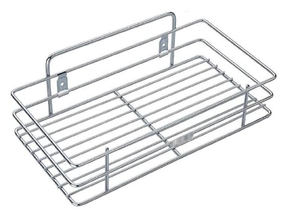 Homynest 2 Pcs Mall Stainless Steel Multipurpose Storage Rack/Shelf