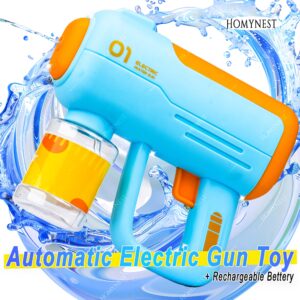 Homynest Toys Gun 1Pcs Automatic Electric Gun 1Pcs Mineral Water Bottle Tank with Rechargeable Battery