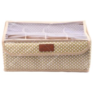 Homynest Big 12 Grid Cloth Storage bag Foldable Storage Box Drawer Bin Baby Cloth Panties Belts Socks Ties Scarf Hair Accessories Multicolor
