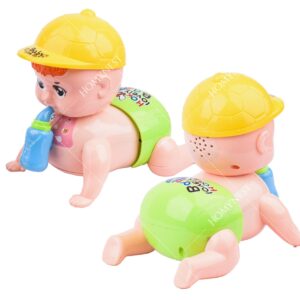 Homynest 1 pcs Baby toddlers with Music & walking activities, Light | Crawling Baby