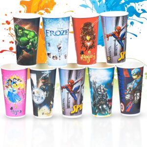 Homynest Holi Magic Glass (Famous Character Theme) 10 Pcs Magic Color Glass