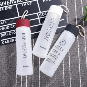 Homynest LUCKY DAY Water Bottle 350ml – Stylish Leak-Proof Bottle