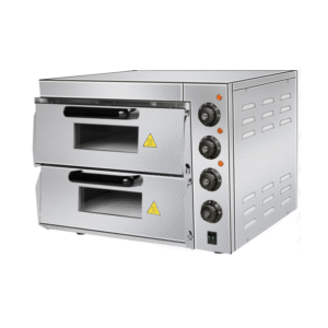 Double Deck Pizza Oven Stone Base Electric