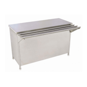 Plate Pickup Counter With Tray Slide