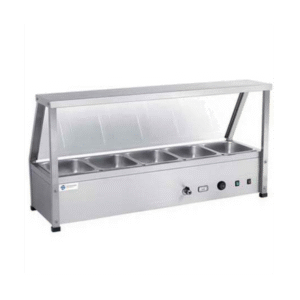 Table Top Bain Marie With Sneeze Guard