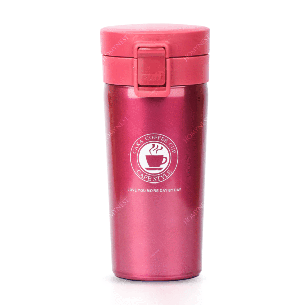 Homynest Vacuum Flask 300ml - Multicolour Insulated Coffee Mug with Lid for Office- Travel Mug - Mini Thermos Flask - Tea Coffee Tumbler - Small Coffee Sipper - Double Walled Coffee Mug - Gift