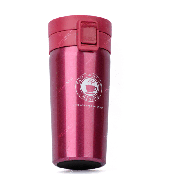 Homynest Vacuum Flask 300ml - Multicolour Insulated Coffee Mug with Lid for Office- Travel Mug - Mini Thermos Flask - Tea Coffee Tumbler - Small Coffee Sipper - Double Walled Coffee Mug - Gift