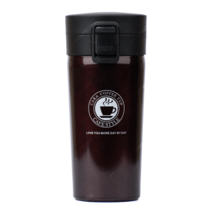 Homynest Vacuum Flask 300ml - Multicolour Insulated Coffee Mug with Lid for Office- Travel Mug - Mini Thermos Flask - Tea Coffee Tumbler - Small Coffee Sipper - Double Walled Coffee Mug - Gift