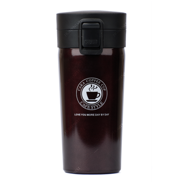 Homynest Vacuum Flask 300ml - Multicolour Insulated Coffee Mug with Lid for Office- Travel Mug - Mini Thermos Flask - Tea Coffee Tumbler - Small Coffee Sipper - Double Walled Coffee Mug - Gift