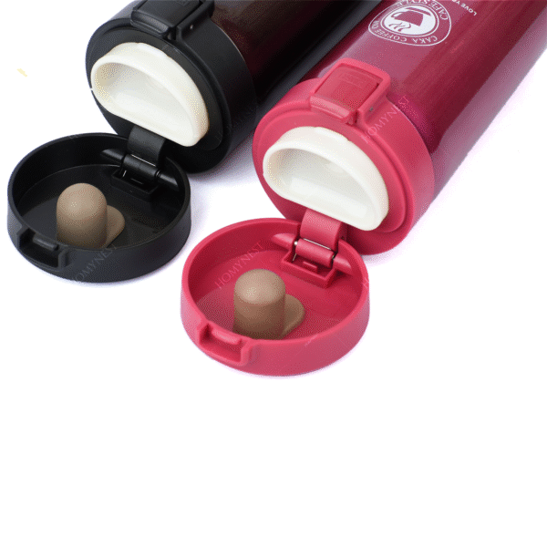Homynest Vacuum Flask 300ml - Multicolour Insulated Coffee Mug with Lid for Office- Travel Mug - Mini Thermos Flask - Tea Coffee Tumbler - Small Coffee Sipper - Double Walled Coffee Mug - Gift