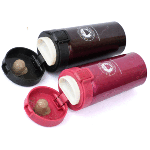 Homynest Vacuum Flask 300ml - Multicolour Insulated Coffee Mug with Lid for Office- Travel Mug - Mini Thermos Flask - Tea Coffee Tumbler - Small Coffee Sipper - Double Walled Coffee Mug - Gift