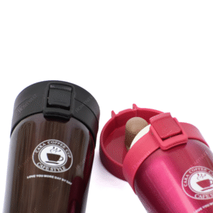 Homynest Vacuum Flask 300ml - Multicolour Insulated Coffee Mug with Lid for Office- Travel Mug - Mini Thermos Flask - Tea Coffee Tumbler - Small Coffee Sipper - Double Walled Coffee Mug - Gift